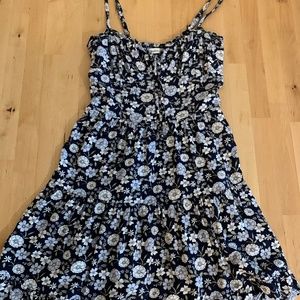 Hollister xs floral sundress mini dress